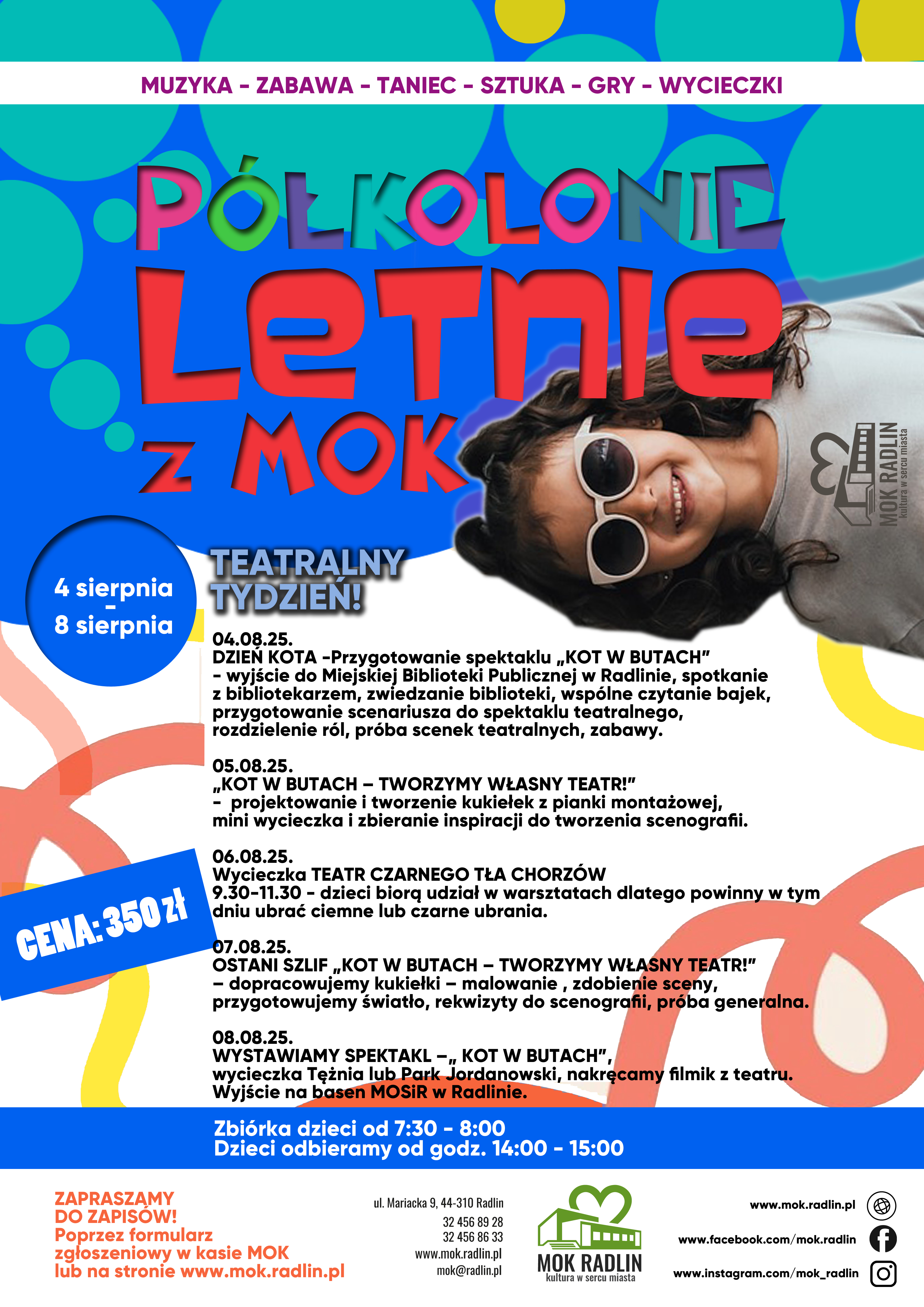 PÓŁKOLONIE LETNIE Z MOK 04.08 - 08.08