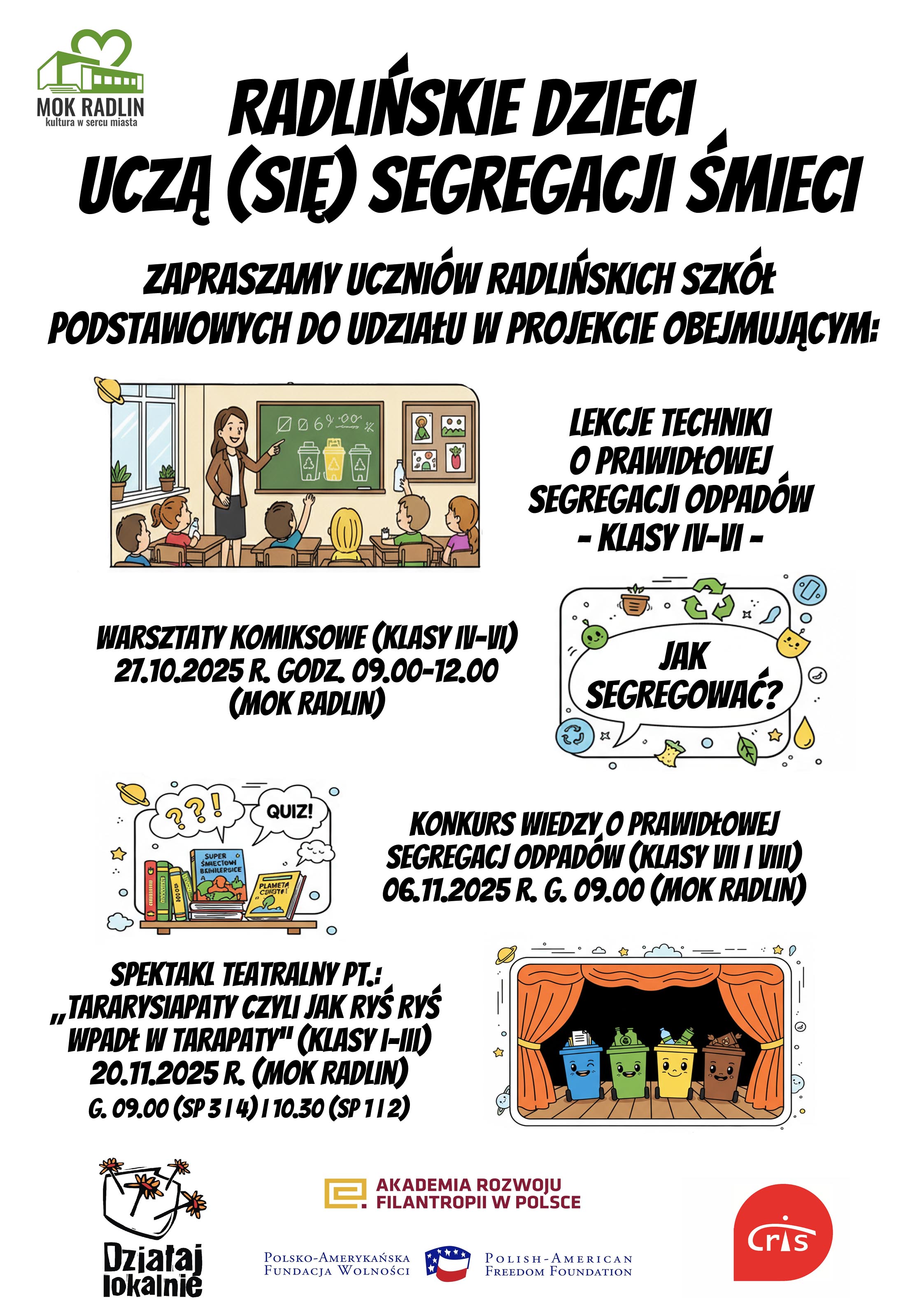 Warsztaty komiksowe dla uczniów klas IV–VI Warsztaty komiksowe dla uczniów klas IV–VI